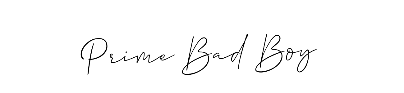 Make a short Prime Bad Boy signature style. Manage your documents anywhere anytime using Allison_Script. Create and add eSignatures, submit forms, share and send files easily. Prime Bad Boy signature style 2 images and pictures png