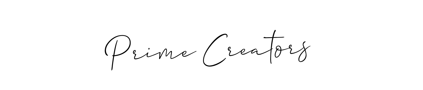 Make a short Prime Creators signature style. Manage your documents anywhere anytime using Allison_Script. Create and add eSignatures, submit forms, share and send files easily. Prime Creators signature style 2 images and pictures png