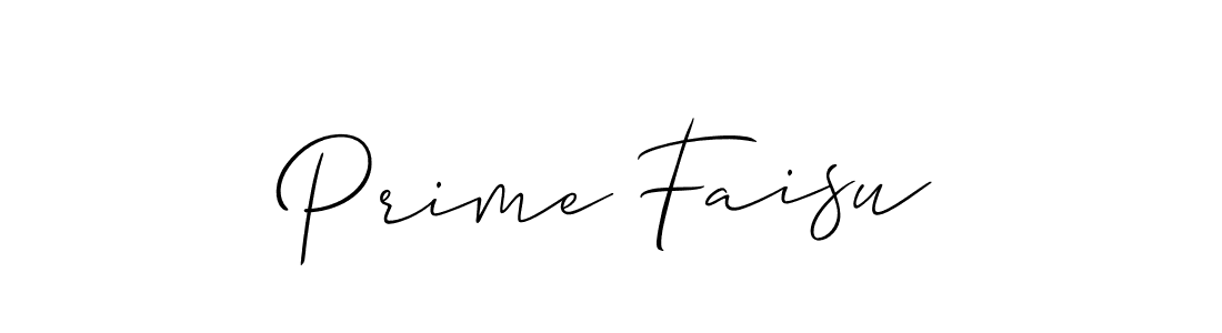 Prime Faisu stylish signature style. Best Handwritten Sign (Allison_Script) for my name. Handwritten Signature Collection Ideas for my name Prime Faisu. Prime Faisu signature style 2 images and pictures png