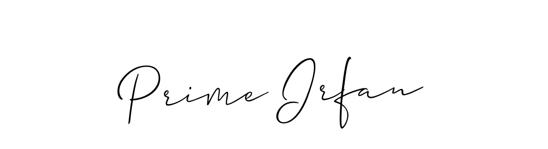 You should practise on your own different ways (Allison_Script) to write your name (Prime Irfan) in signature. don't let someone else do it for you. Prime Irfan signature style 2 images and pictures png
