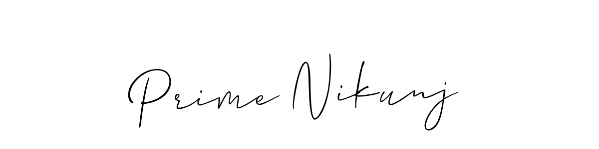 Once you've used our free online signature maker to create your best signature Allison_Script style, it's time to enjoy all of the benefits that Prime Nikunj name signing documents. Prime Nikunj signature style 2 images and pictures png