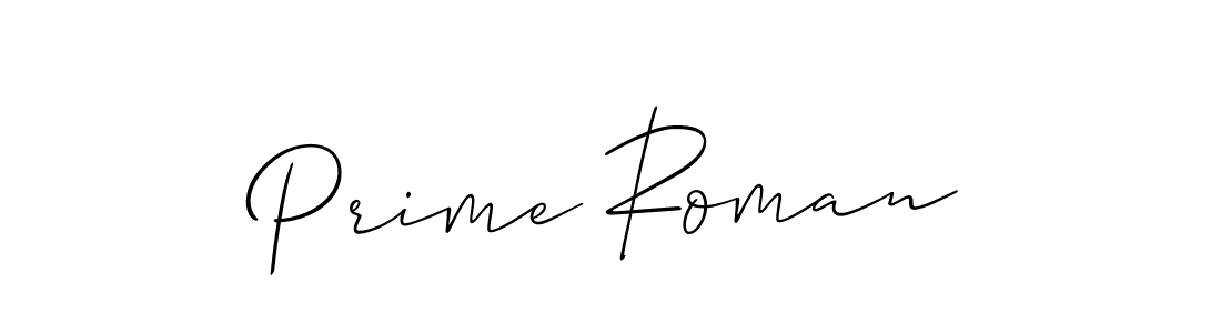 The best way (Allison_Script) to make a short signature is to pick only two or three words in your name. The name Prime Roman include a total of six letters. For converting this name. Prime Roman signature style 2 images and pictures png