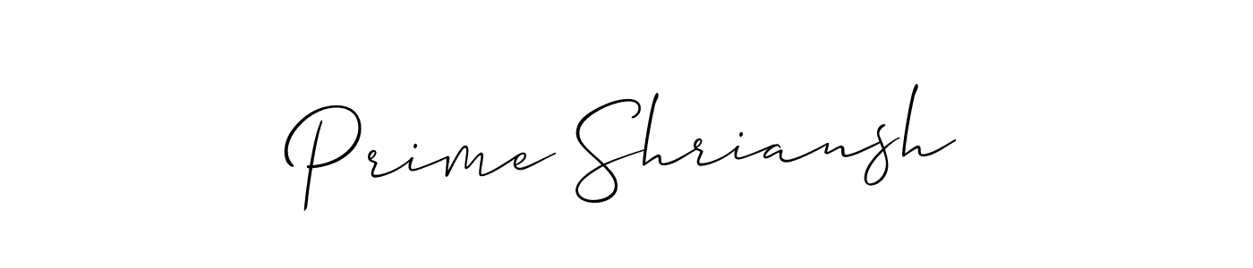 Make a short Prime Shriansh signature style. Manage your documents anywhere anytime using Allison_Script. Create and add eSignatures, submit forms, share and send files easily. Prime Shriansh signature style 2 images and pictures png