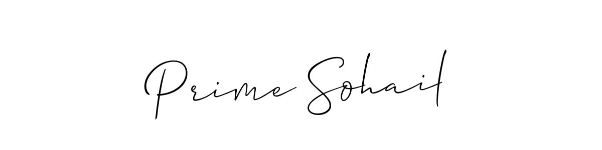 How to Draw Prime Sohail signature style? Allison_Script is a latest design signature styles for name Prime Sohail. Prime Sohail signature style 2 images and pictures png