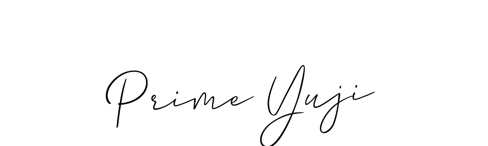 Also You can easily find your signature by using the search form. We will create Prime Yuji name handwritten signature images for you free of cost using Allison_Script sign style. Prime Yuji signature style 2 images and pictures png