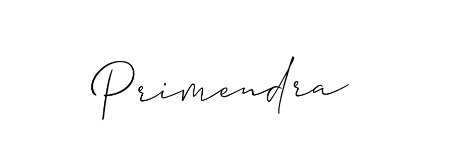 Primendra stylish signature style. Best Handwritten Sign (Allison_Script) for my name. Handwritten Signature Collection Ideas for my name Primendra. Primendra signature style 2 images and pictures png