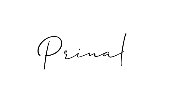 You should practise on your own different ways (Allison_Script) to write your name (Prinal) in signature. don't let someone else do it for you. Prinal signature style 2 images and pictures png