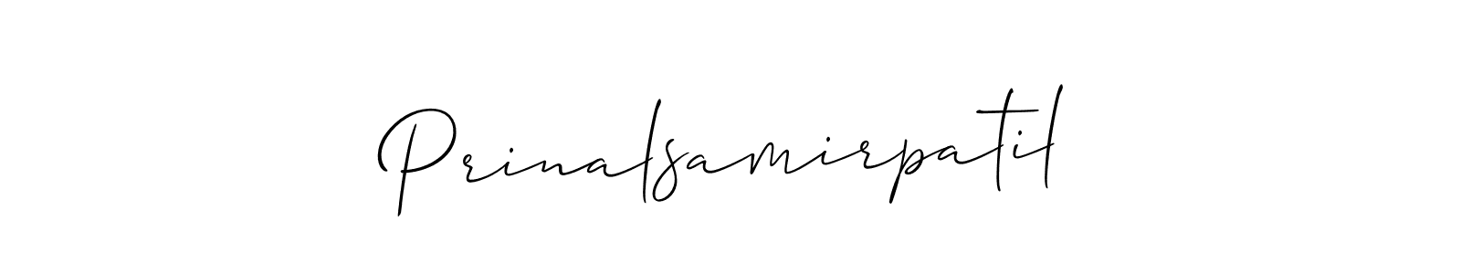 Once you've used our free online signature maker to create your best signature Allison_Script style, it's time to enjoy all of the benefits that Prinalsamirpatil name signing documents. Prinalsamirpatil signature style 2 images and pictures png