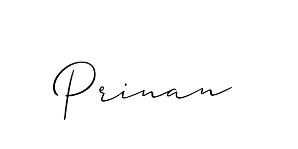 Also we have Prinan name is the best signature style. Create professional handwritten signature collection using Allison_Script autograph style. Prinan signature style 2 images and pictures png