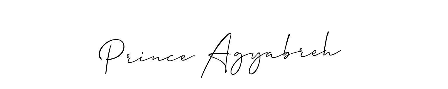 Make a short Prince Agyabreh signature style. Manage your documents anywhere anytime using Allison_Script. Create and add eSignatures, submit forms, share and send files easily. Prince Agyabreh signature style 2 images and pictures png