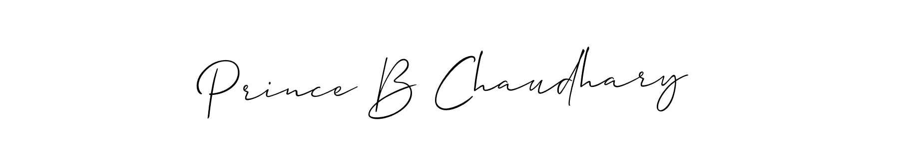 The best way (Allison_Script) to make a short signature is to pick only two or three words in your name. The name Prince B Chaudhary include a total of six letters. For converting this name. Prince B Chaudhary signature style 2 images and pictures png