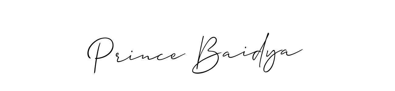 Best and Professional Signature Style for Prince Baidya. Allison_Script Best Signature Style Collection. Prince Baidya signature style 2 images and pictures png