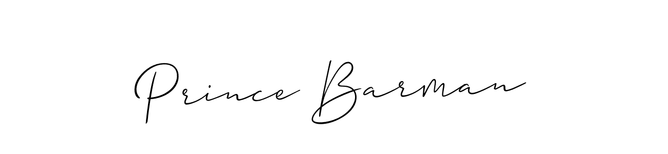 Best and Professional Signature Style for Prince Barman. Allison_Script Best Signature Style Collection. Prince Barman signature style 2 images and pictures png