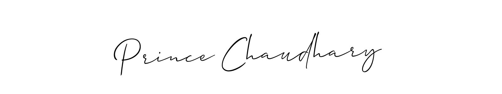 Allison_Script is a professional signature style that is perfect for those who want to add a touch of class to their signature. It is also a great choice for those who want to make their signature more unique. Get Prince Chaudhary name to fancy signature for free. Prince Chaudhary signature style 2 images and pictures png