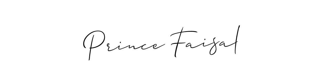 You should practise on your own different ways (Allison_Script) to write your name (Prince Faisal) in signature. don't let someone else do it for you. Prince Faisal signature style 2 images and pictures png