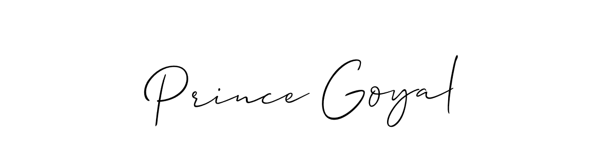 Make a short Prince Goyal signature style. Manage your documents anywhere anytime using Allison_Script. Create and add eSignatures, submit forms, share and send files easily. Prince Goyal signature style 2 images and pictures png