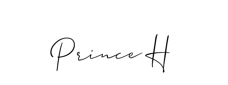 Similarly Allison_Script is the best handwritten signature design. Signature creator online .You can use it as an online autograph creator for name Prince H. Prince H signature style 2 images and pictures png