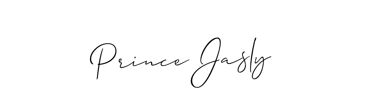 The best way (Allison_Script) to make a short signature is to pick only two or three words in your name. The name Prince Jasly include a total of six letters. For converting this name. Prince Jasly signature style 2 images and pictures png