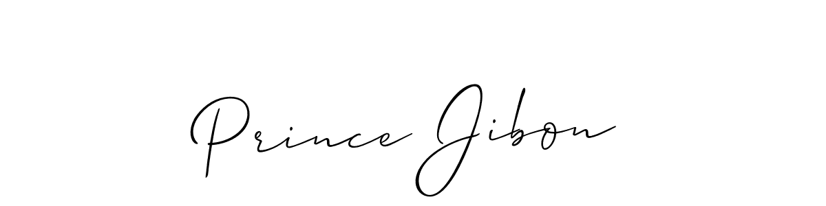 Also we have Prince Jibon name is the best signature style. Create professional handwritten signature collection using Allison_Script autograph style. Prince Jibon signature style 2 images and pictures png