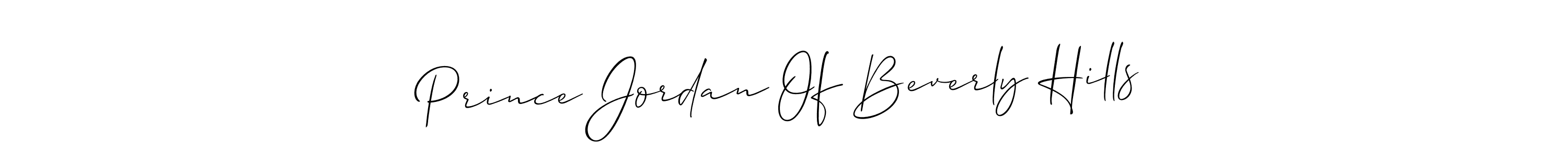 Make a beautiful signature design for name Prince Jordan Of Beverly Hills. Use this online signature maker to create a handwritten signature for free. Prince Jordan Of Beverly Hills signature style 2 images and pictures png