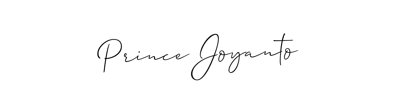 if you are searching for the best signature style for your name Prince Joyanto. so please give up your signature search. here we have designed multiple signature styles  using Allison_Script. Prince Joyanto signature style 2 images and pictures png