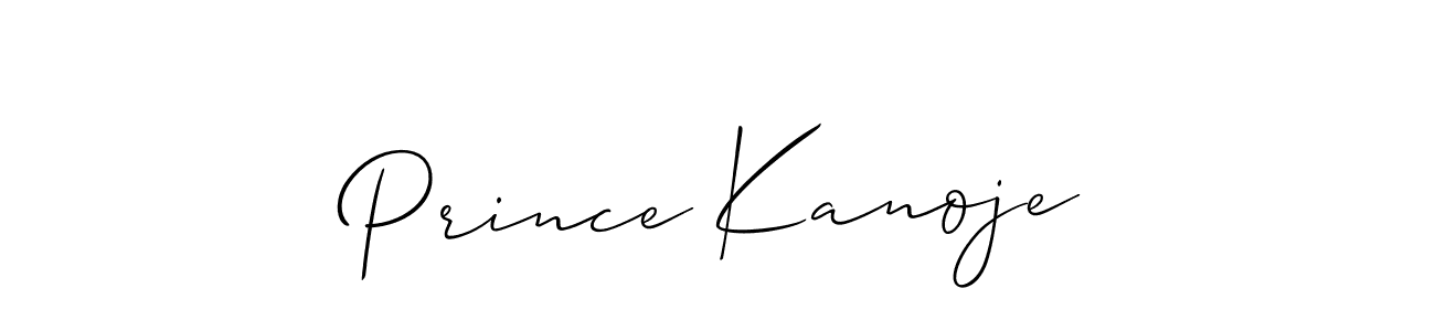 Similarly Allison_Script is the best handwritten signature design. Signature creator online .You can use it as an online autograph creator for name Prince Kanoje. Prince Kanoje signature style 2 images and pictures png