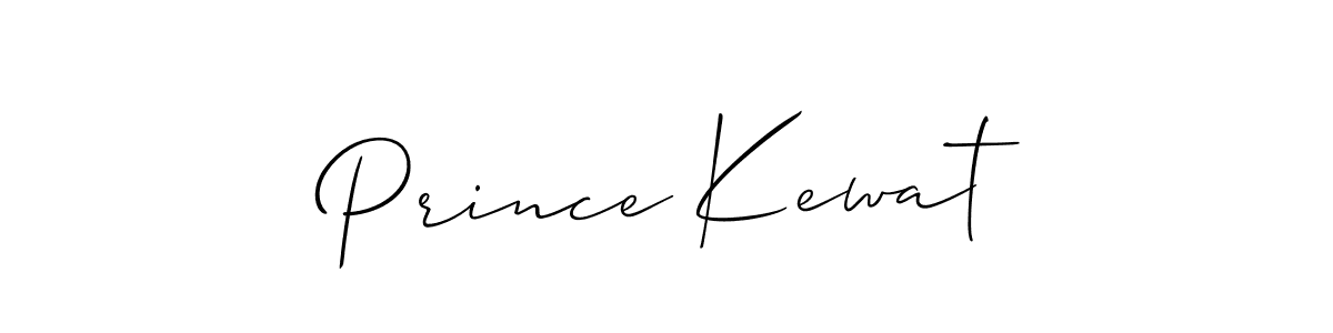 Also we have Prince Kewat name is the best signature style. Create professional handwritten signature collection using Allison_Script autograph style. Prince Kewat signature style 2 images and pictures png