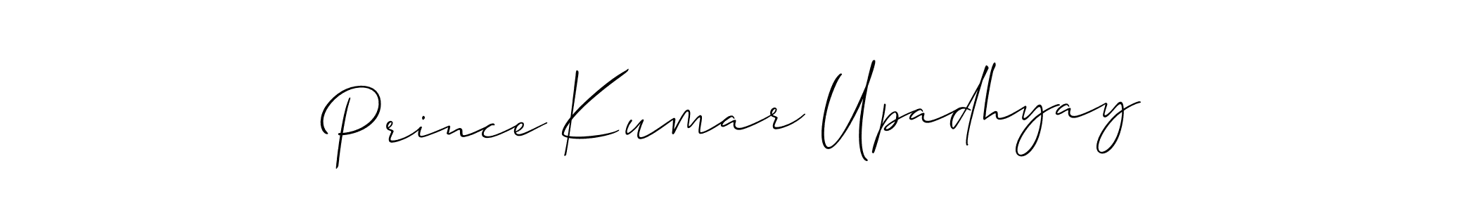 Allison_Script is a professional signature style that is perfect for those who want to add a touch of class to their signature. It is also a great choice for those who want to make their signature more unique. Get Prince Kumar Upadhyay name to fancy signature for free. Prince Kumar Upadhyay signature style 2 images and pictures png