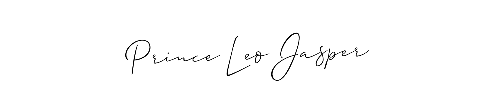 Best and Professional Signature Style for Prince Leo Jasper. Allison_Script Best Signature Style Collection. Prince Leo Jasper signature style 2 images and pictures png