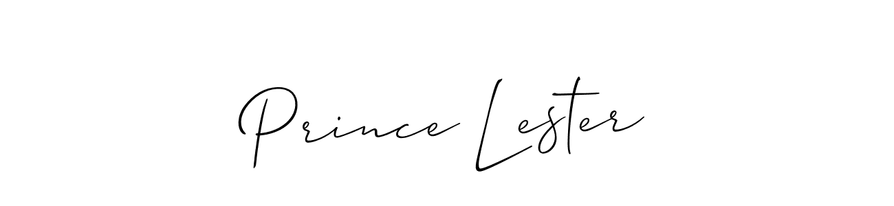 Prince Lester stylish signature style. Best Handwritten Sign (Allison_Script) for my name. Handwritten Signature Collection Ideas for my name Prince Lester. Prince Lester signature style 2 images and pictures png