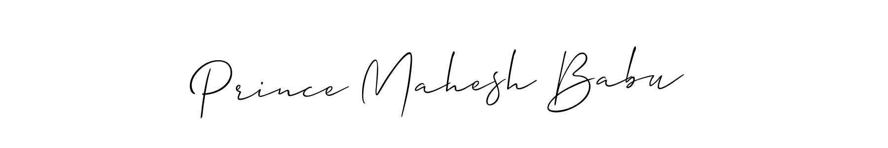 It looks lik you need a new signature style for name Prince Mahesh Babu. Design unique handwritten (Allison_Script) signature with our free signature maker in just a few clicks. Prince Mahesh Babu signature style 2 images and pictures png