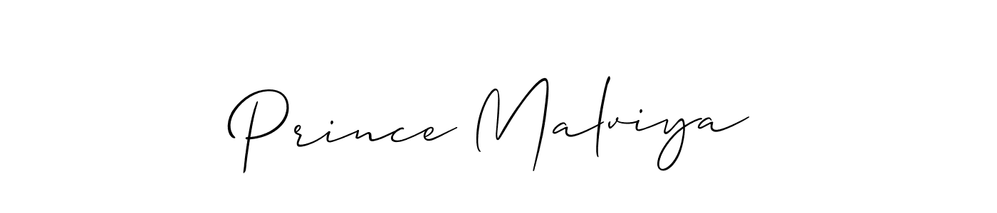 Also You can easily find your signature by using the search form. We will create Prince Malviya name handwritten signature images for you free of cost using Allison_Script sign style. Prince Malviya signature style 2 images and pictures png
