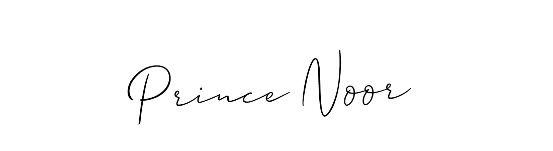 Also we have Prince Noor name is the best signature style. Create professional handwritten signature collection using Allison_Script autograph style. Prince Noor signature style 2 images and pictures png