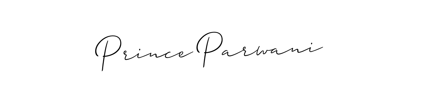 How to Draw Prince Parwani signature style? Allison_Script is a latest design signature styles for name Prince Parwani. Prince Parwani signature style 2 images and pictures png