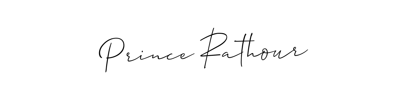 Also we have Prince Rathour name is the best signature style. Create professional handwritten signature collection using Allison_Script autograph style. Prince Rathour signature style 2 images and pictures png