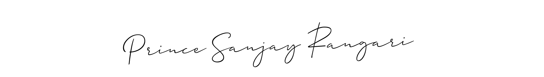 This is the best signature style for the Prince Sanjay Rangari name. Also you like these signature font (Allison_Script). Mix name signature. Prince Sanjay Rangari signature style 2 images and pictures png