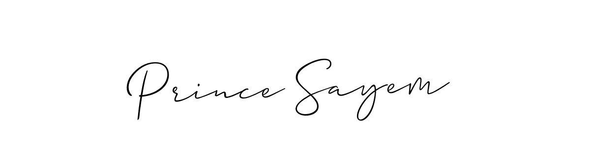 How to Draw Prince Sayem signature style? Allison_Script is a latest design signature styles for name Prince Sayem. Prince Sayem signature style 2 images and pictures png