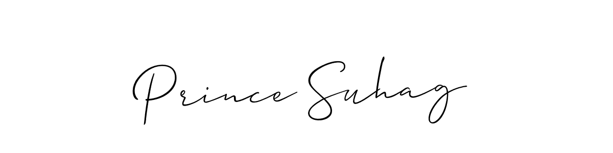 Best and Professional Signature Style for Prince Suhag. Allison_Script Best Signature Style Collection. Prince Suhag signature style 2 images and pictures png