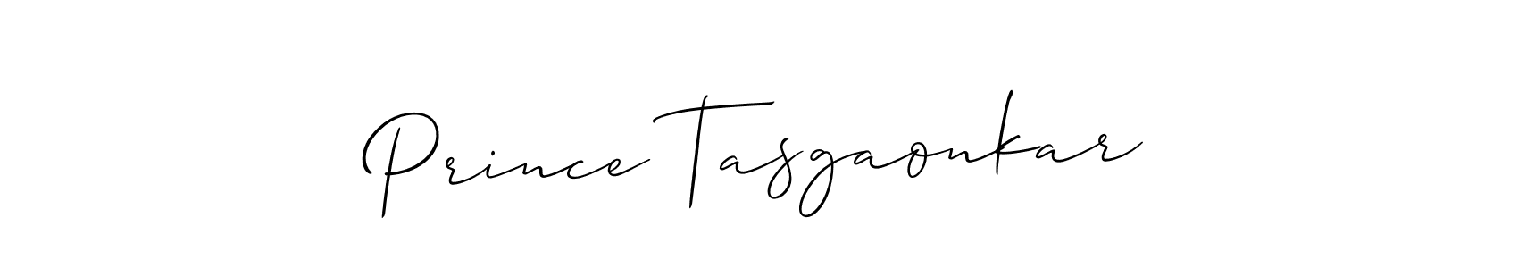 Best and Professional Signature Style for Prince Tasgaonkar. Allison_Script Best Signature Style Collection. Prince Tasgaonkar signature style 2 images and pictures png