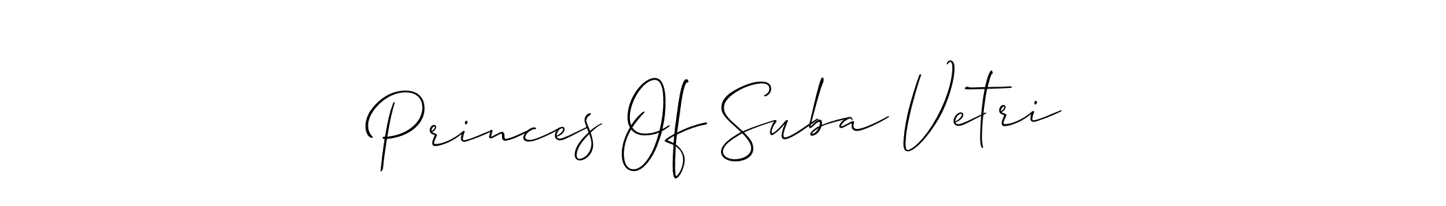 How to Draw Princes Of Suba Vetri signature style? Allison_Script is a latest design signature styles for name Princes Of Suba Vetri. Princes Of Suba Vetri signature style 2 images and pictures png