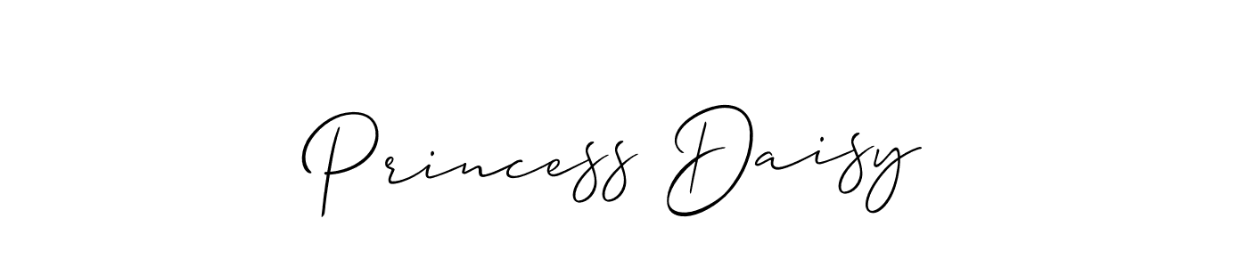 Create a beautiful signature design for name Princess Daisy. With this signature (Allison_Script) fonts, you can make a handwritten signature for free. Princess Daisy signature style 2 images and pictures png