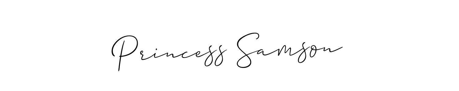 How to Draw Princess Samson signature style? Allison_Script is a latest design signature styles for name Princess Samson. Princess Samson signature style 2 images and pictures png