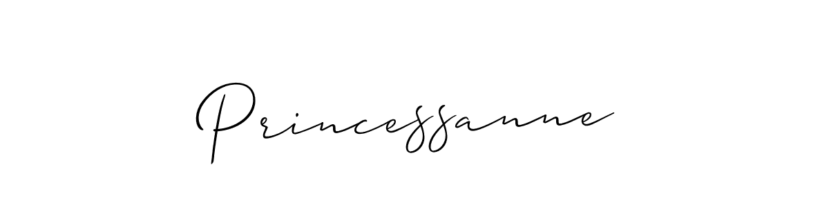 Princessanne stylish signature style. Best Handwritten Sign (Allison_Script) for my name. Handwritten Signature Collection Ideas for my name Princessanne. Princessanne signature style 2 images and pictures png