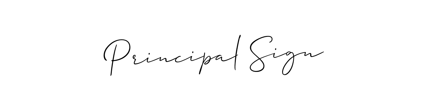 This is the best signature style for the Principal Sign name. Also you like these signature font (Allison_Script). Mix name signature. Principal Sign signature style 2 images and pictures png