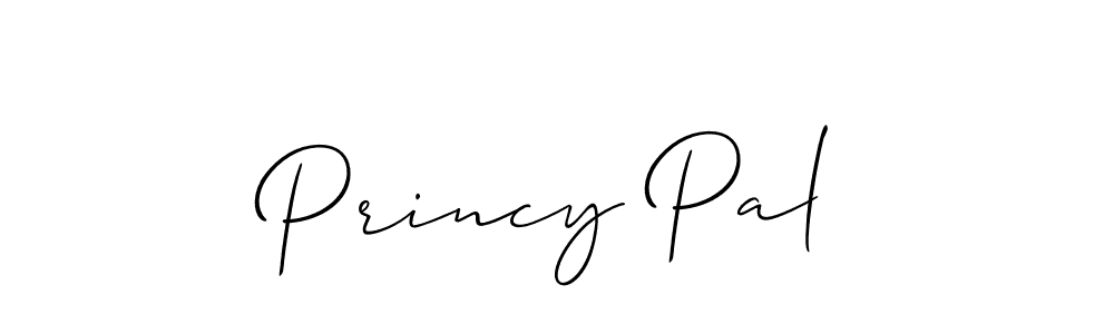 Create a beautiful signature design for name Princy Pal. With this signature (Allison_Script) fonts, you can make a handwritten signature for free. Princy Pal signature style 2 images and pictures png