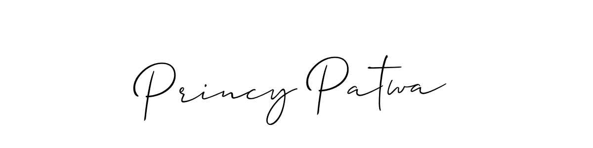 Also You can easily find your signature by using the search form. We will create Princy Patwa name handwritten signature images for you free of cost using Allison_Script sign style. Princy Patwa signature style 2 images and pictures png