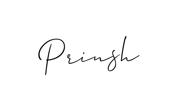 How to Draw Prinsh signature style? Allison_Script is a latest design signature styles for name Prinsh. Prinsh signature style 2 images and pictures png