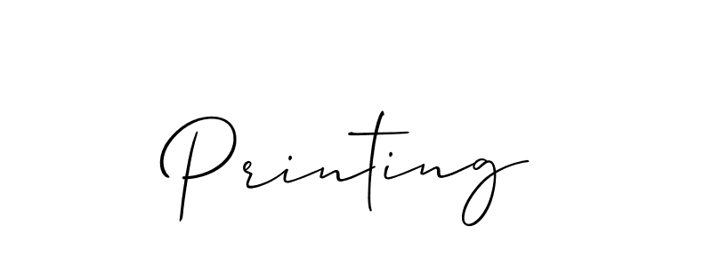 Make a beautiful signature design for name Printing. Use this online signature maker to create a handwritten signature for free. Printing signature style 2 images and pictures png