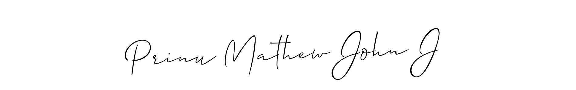 How to Draw Prinu Mathew John J signature style? Allison_Script is a latest design signature styles for name Prinu Mathew John J. Prinu Mathew John J signature style 2 images and pictures png