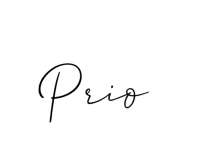 Prio stylish signature style. Best Handwritten Sign (Allison_Script) for my name. Handwritten Signature Collection Ideas for my name Prio. Prio signature style 2 images and pictures png